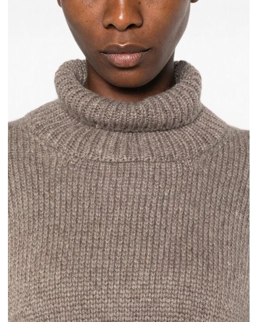 The Row Brown Plira Cashmere Jumper