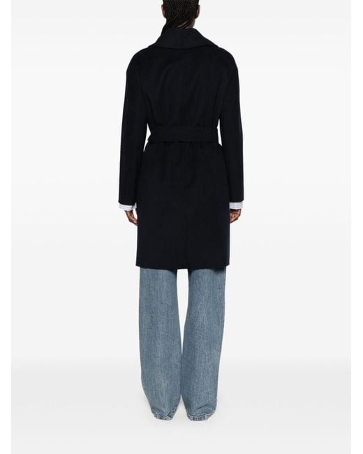 Max Mara Blue Wool Coat