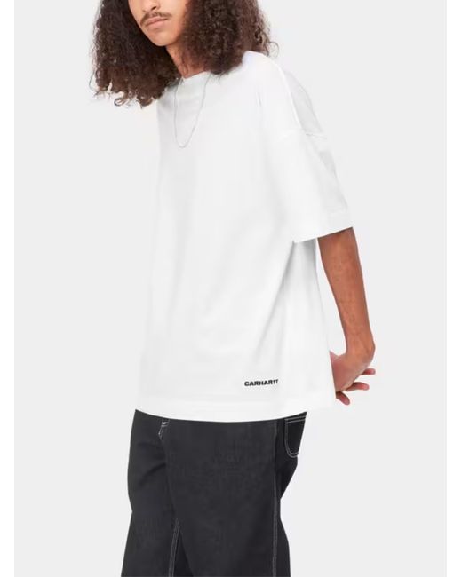 Carhartt White Link Script T-Shirt for men