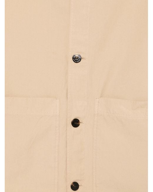 Woolrich Natural Cotton Jacket for men