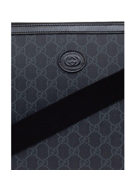 Gucci Black Shoulder Bag With Logo for men