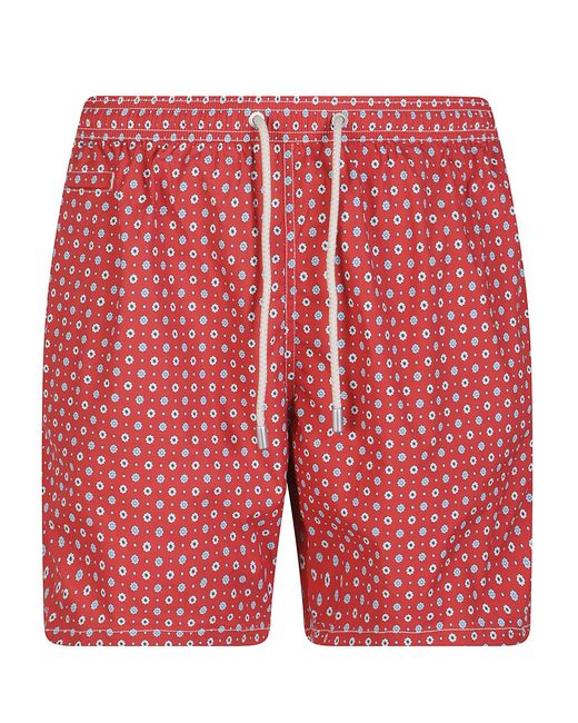 Mc2 Saint Barth Red Lighting Micro Stretch Swim Shorts for men