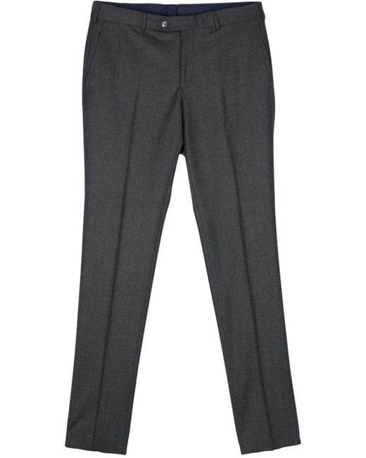 Luigi Bianchi Gray Wool Trousers for men