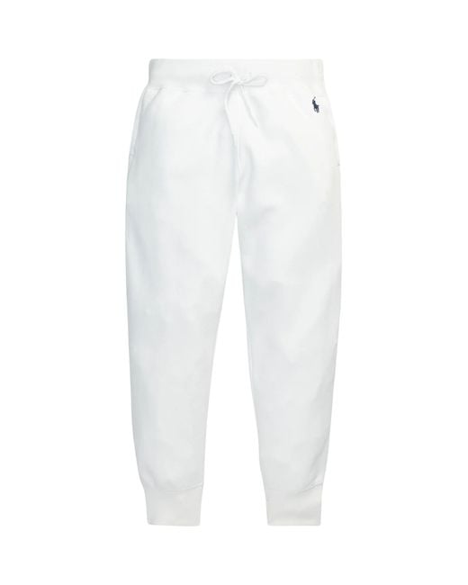 Polo Ralph Lauren White Jogger Pants