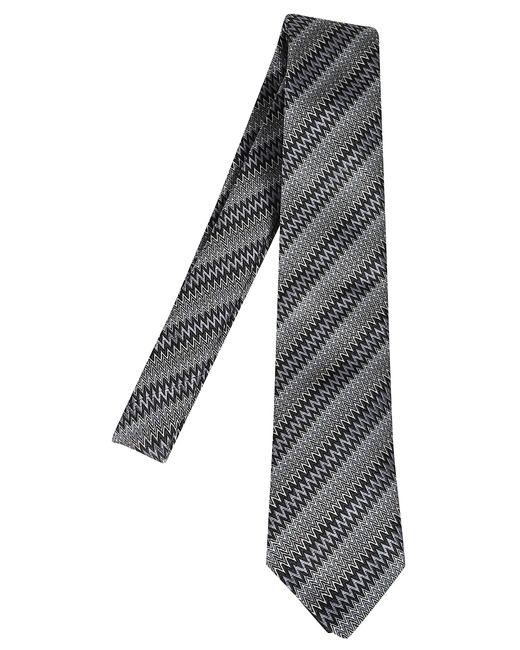 Missoni Gray Silk Tie for men