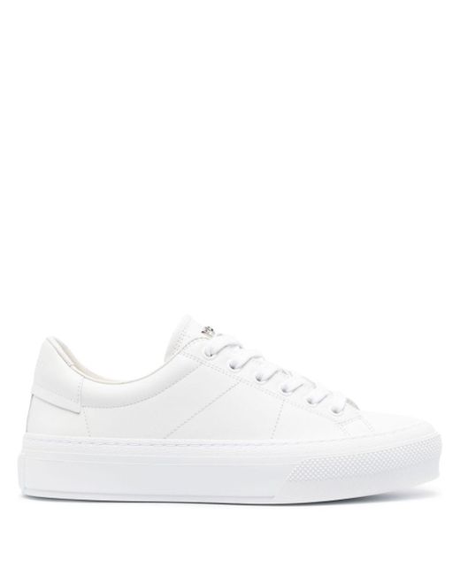 Sneaker City Sport In Pelle di Givenchy in White