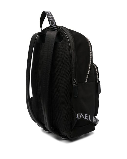 Michael Kors Black Backpack With Logo for men