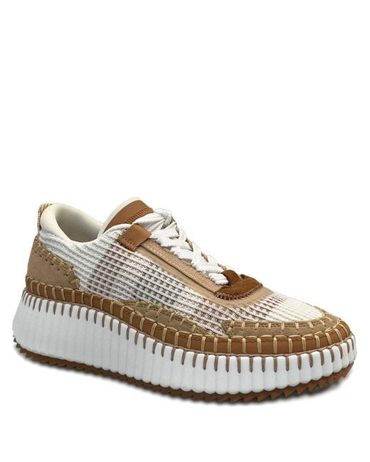 Chloé Brown Nama Sneakers