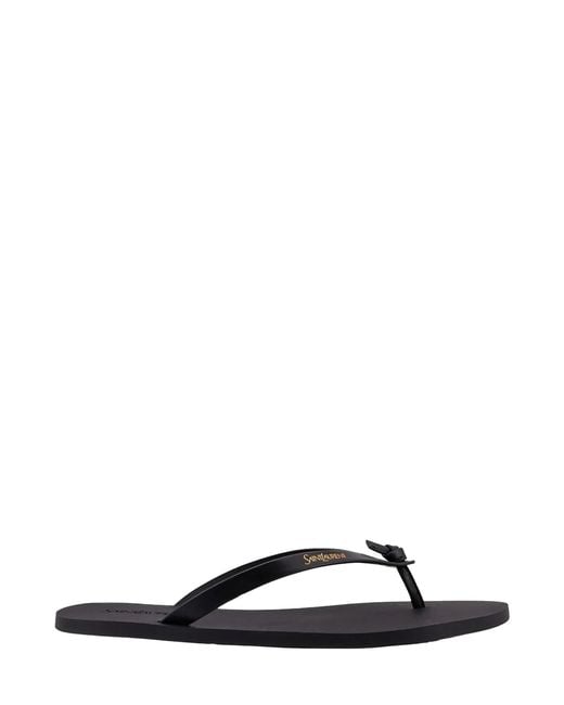 Saint Laurent Black Pool Flip-Flops for men