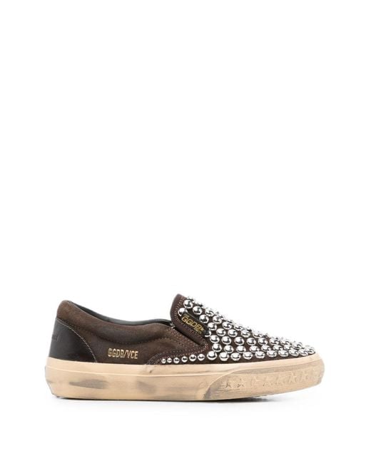 Golden Goose Deluxe Brand White Vce Leather Slip On