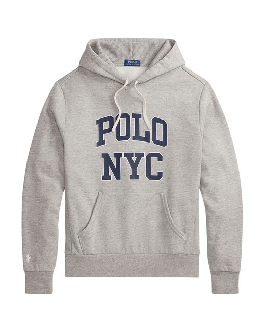 Polo Ralph Lauren Gray Fleece Graphic Sweatshirt for men