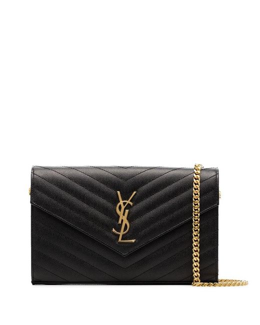 Mini Borsa Cassandre di Saint Laurent in Black