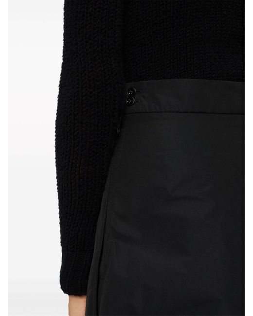 Jil Sander Black Skirt With Pockets