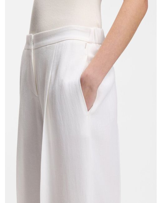 Boss White Momonì Rancho Pants