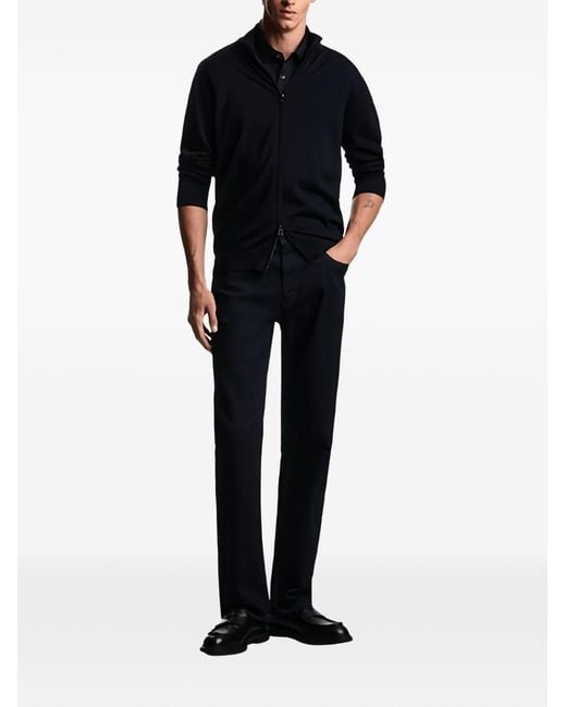 Emporio Armani Blue Cotton Shirt for men
