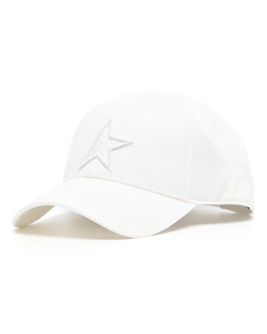 Cappello da Baseball Star di Golden Goose Deluxe Brand in White