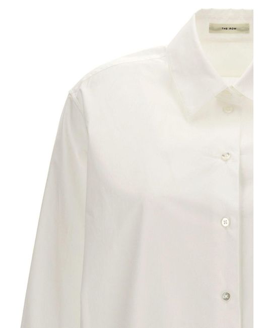 The Row White Sisilia Cotton Shirt