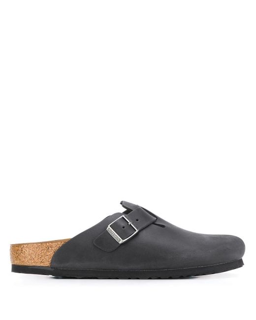 Birkenstock Leather Boston Slippers for Men Lyst