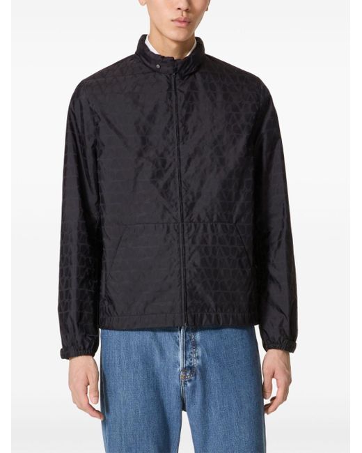 Valentino Black Jacket With Logo for men