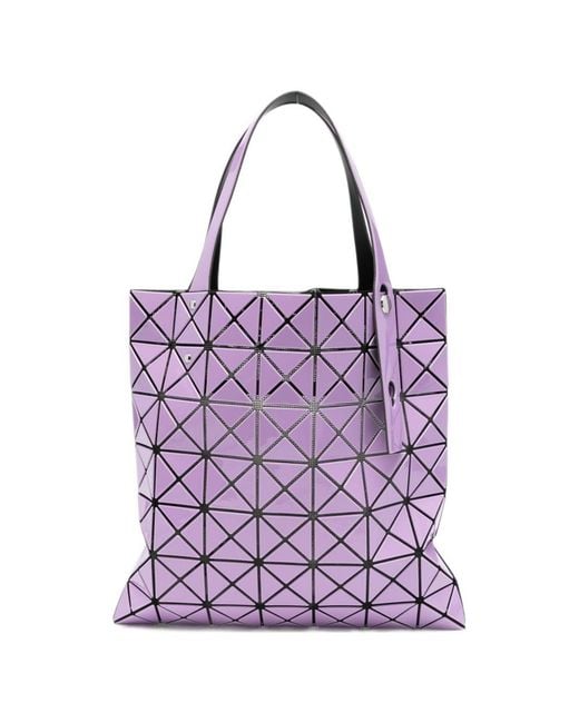 Issey Miyake Purple Prism Gloss Tote Bag