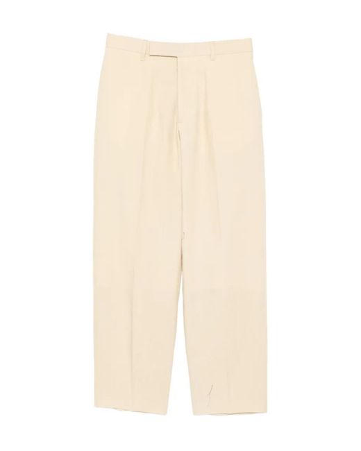 Paul Smith Natural Linen Trousers for men