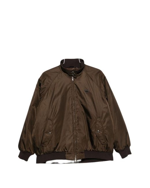 Prada Brown Re-Nylon Bomber Jacket