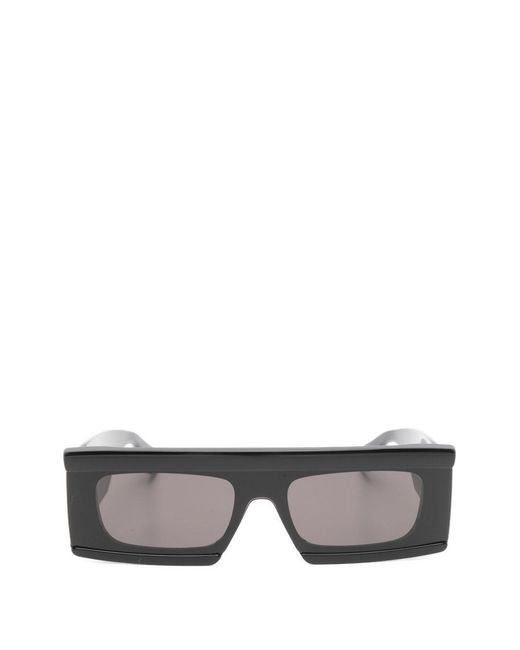 Alaïa Gray Mask Sunglasses