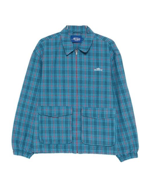 AWAKE NY Blue Coach Jacket for men