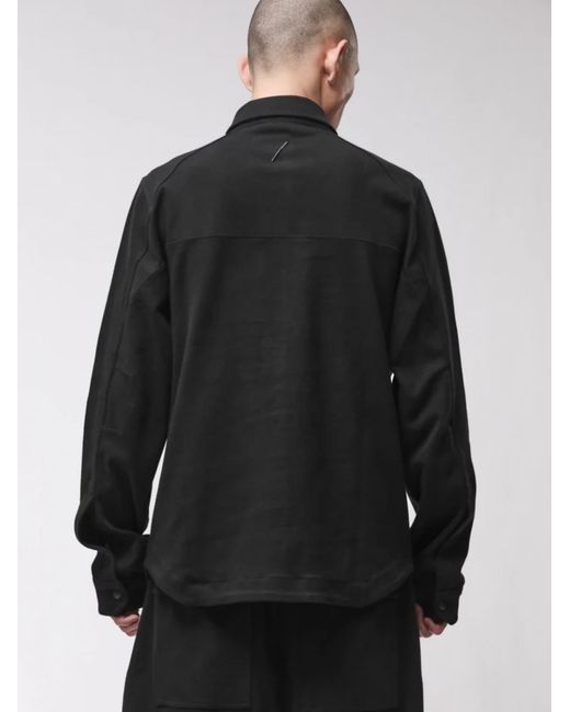 Thom Krom Black Cotton Shirt for men