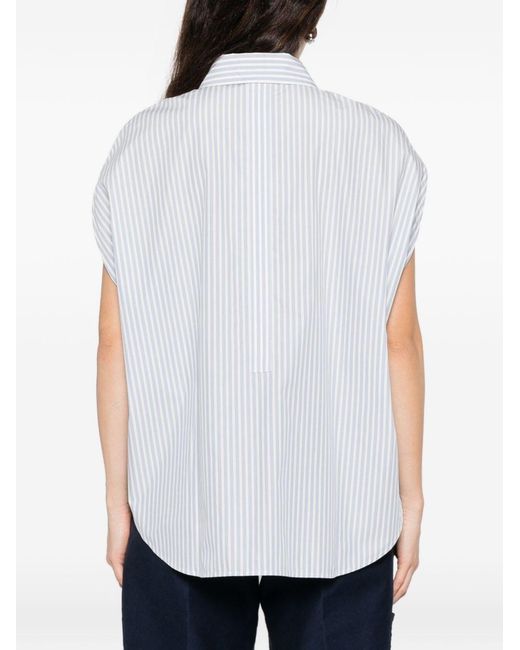 Woolrich White Striped Cotton Shirt