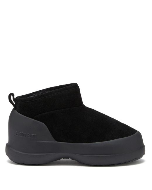 Moon Boot Black Luna Low Snow Boots for men
