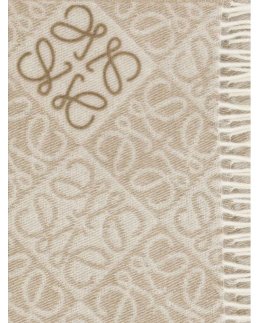 Loewe Natural Anagram Scarf