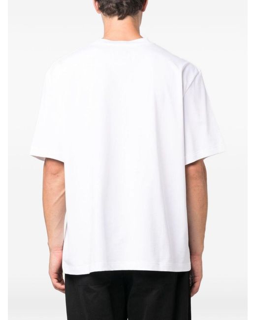Studio Nicholson White Crew Neck T-Shirt for men