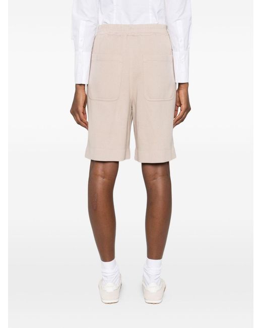 Brunello Cucinelli Natural Cotton Bermuda Shorts