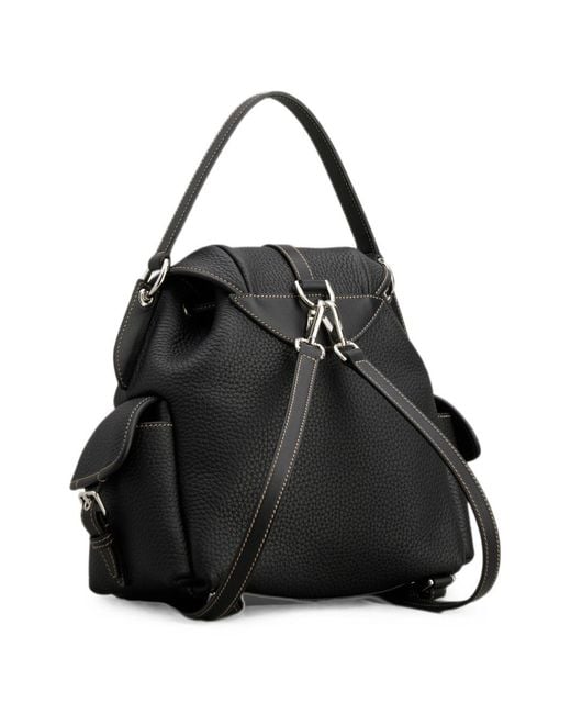 Tod's Black T Timless Mini Leather Backpack