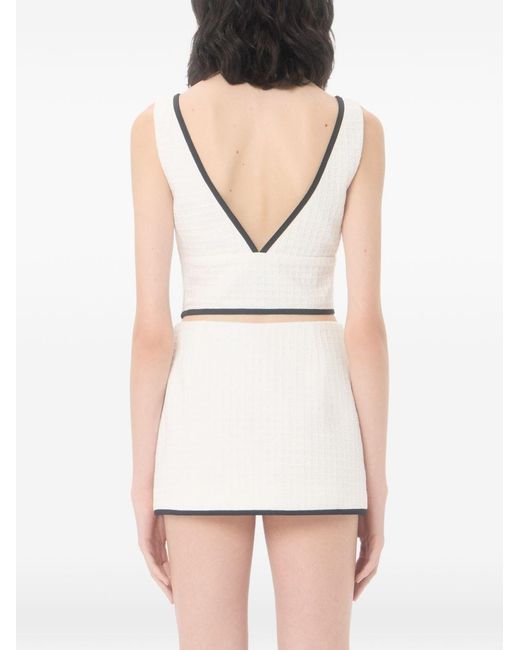 Valentino Natural Cotton Tank Top