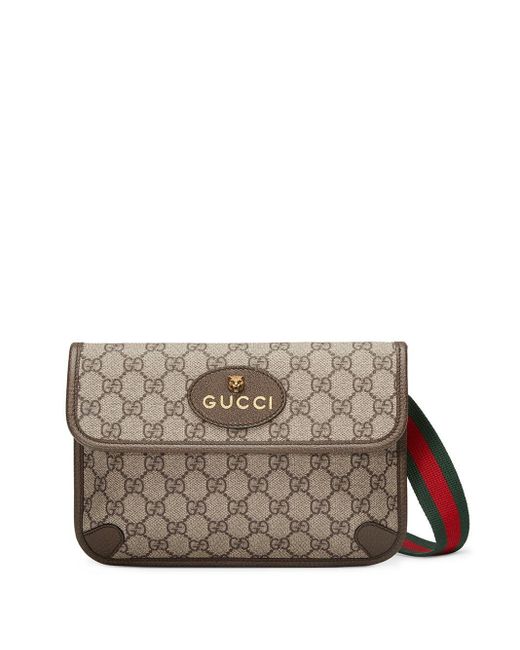 Gucci Gray Belt Bag With Logo for men