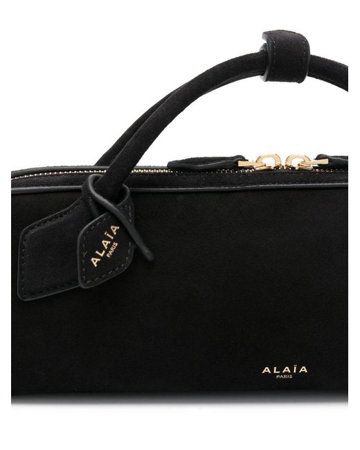 Alaïa Black Le Teckel Leather Clutch