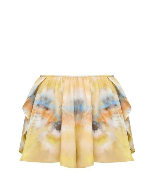 Zimmermann Metallic Alchemy Silk Shorts