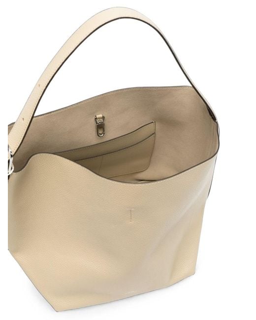 Totême White Belted Medium Shoulder Bag