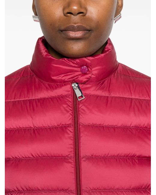 Moncler Red Lans Short Down Jacket