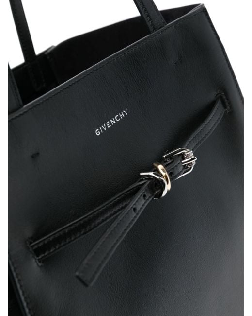 Givenchy Black Voyou Medium Leather Tote Bag