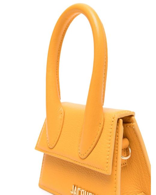 Jacquemus Orange Le Chiquito Mini Leather Bag