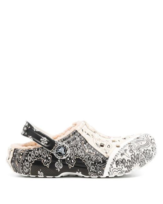Crocs™ Classic Lined Bandana Clog Sandals in White Lyst UK