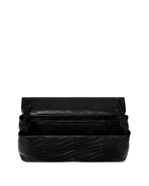 Gucci Black Gg Marmont Maxi Leather Shoulder Bag