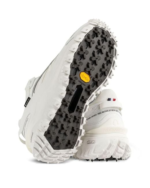 Moncler White Trailgrip Gtx Sneakers
