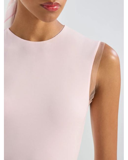 Genny Pink Sleeveless Jersey Top
