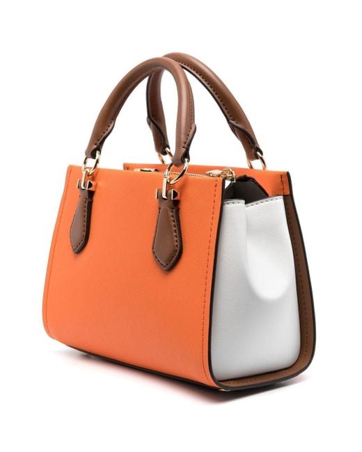 marilyn small color block saffiano leather crossbody bag