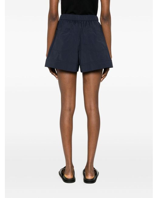 Herno Blue Nylon Shorts