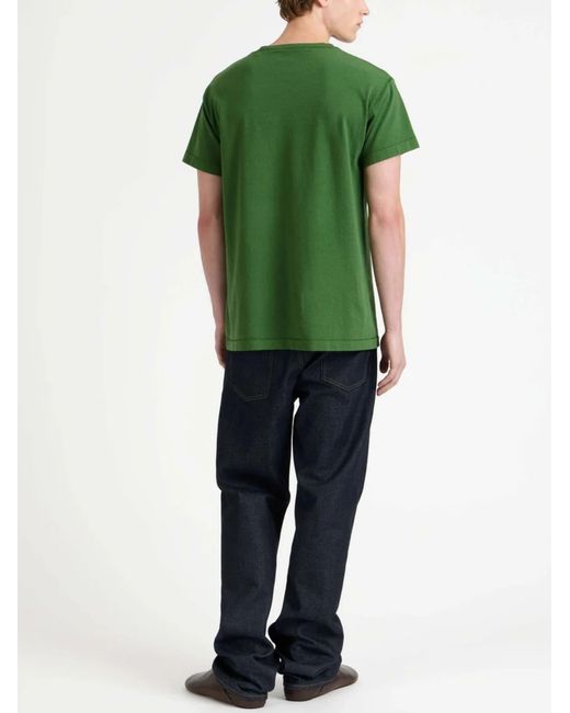J.W. Anderson Green T-Shirt With Logo for men